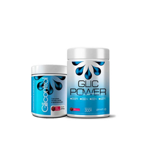 COMBO ESTABILIDADE GLICÊMICA - GLICONTROL 200g + GLICPOWER 300g - GLICNUTRI